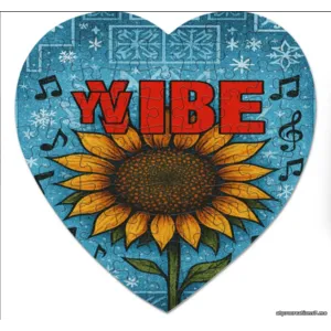 YV Vibe Heart Jigsaw Puzzle